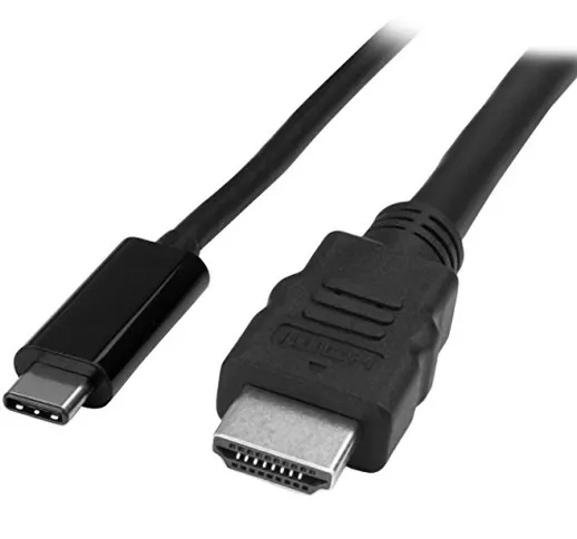 StarTech.Com Cavo Adatattore USB-C a HDMI da 1 m, 4k a 30Hz, Cavo Convertitore da USB-C a...