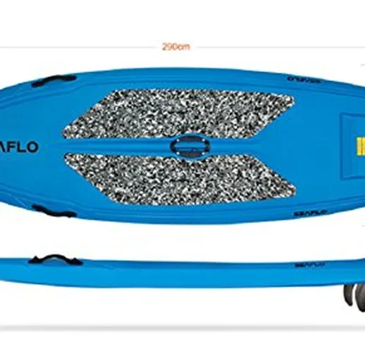 VIO SUP Paddle Board tavola da Surf Bordo Rigido Stand Paddle Board Yoga Board,Blu,Taglia...