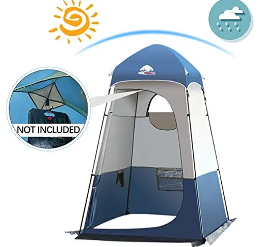 Qdreclod Tenda Portatile per la Privacy 160 * 160 * 240 CM Tenda Cabina da Campeggio, Tend...