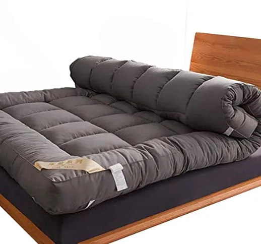 Nobuddy Materasso Letto Futon Matrimoniale e Singolo Pieghevole e Arrotolabile,10CM Tatami...