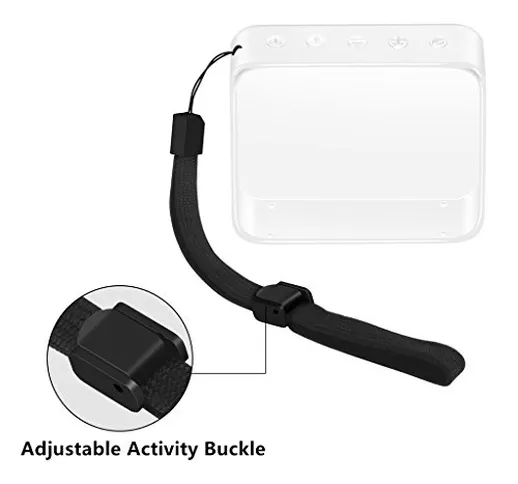 Youliy - Custodia protettiva in TPU con cinturino da polso per altoparlante Bluetooth JBL...