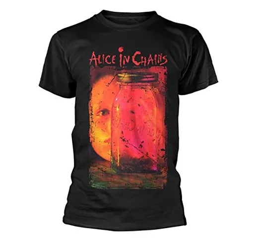 Alice in Chains Jar of Flies Layne Staley Rock Ufficiale Uomo Maglietta Unisex (Medium)