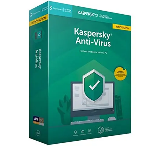 Kaspersky Software antivirus 2019 Antivirus 3 licenze RENOVACION