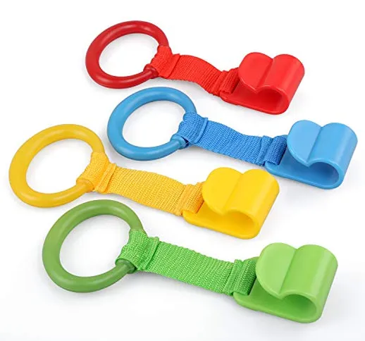 LEADSTAR Anelli Lettino, 4 Pezzi Anelli Box Bambini, Anelli per Paracolpi Culla e Lettino,...