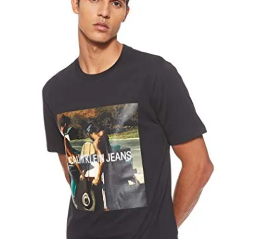 Calvin Klein Jeans Photo S/Board Institutional T-Shirt CK Black/Road Graphic