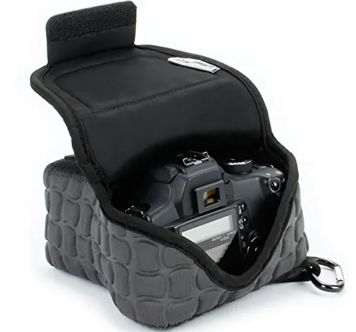 USA Gear Flex Armor X - Custodia per fotocamera Nikon D3400, Canon EOS Rebel SL2, Pentax K...