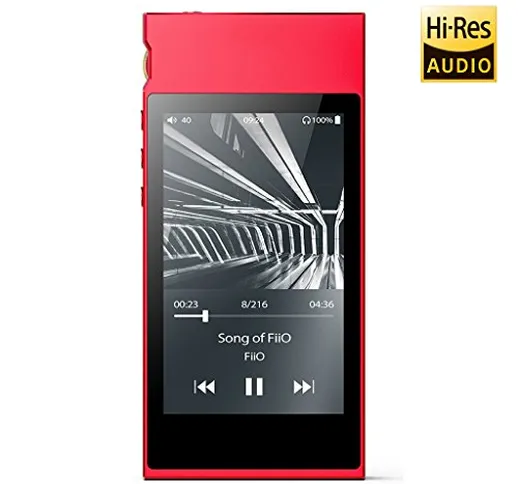 FiiO M7 Lettore Audio Digitale Bluetooth + USB Rosso