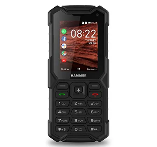 Hammer 5 Smart LTE, telefono chiave, un telefono per gli anziani, Resistenza IP68, grande...