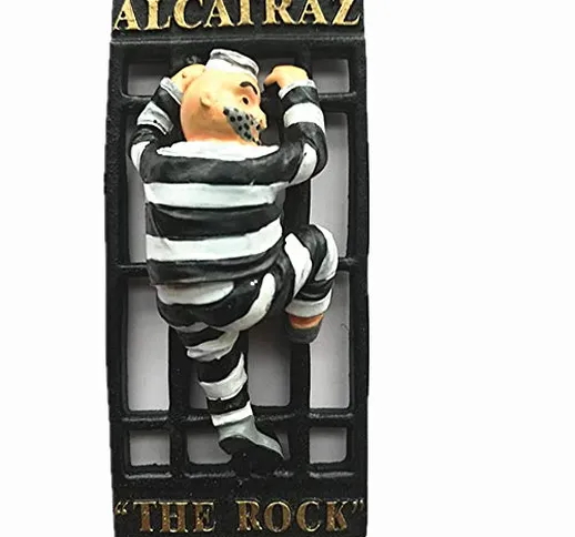Alcatraz Island California usa 3D frigorifero, Hollywood los Angeles usa souvenir frigorif...