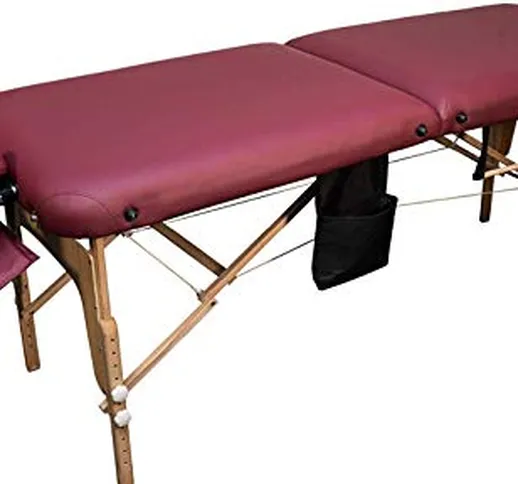 MASSUNDA COMFORT DELUXE - Lettino da massaggio pieghevole con altezza regolabile, lettino...
