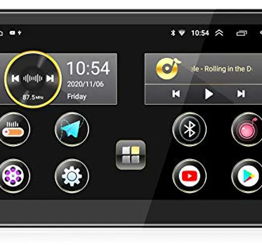 ANKEWAY 2022 Nuovo 7 Pollici [2G+32G] Android 10,1 Autoradio 2 DIN con WiFi+Bluetooth+HiFi...