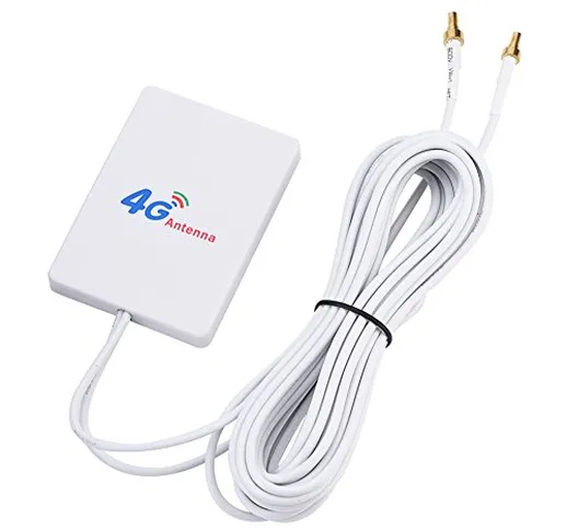 Kafuty Antenna Amplificatore di Segnale LTE 3G 4G 3G ad Alto Guadagno 28dbi per Router Mob...