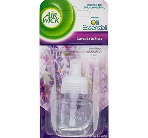 Air Wick Ricarica per Diffusore Elettrico, Lavanda in Fiore - 19 ml