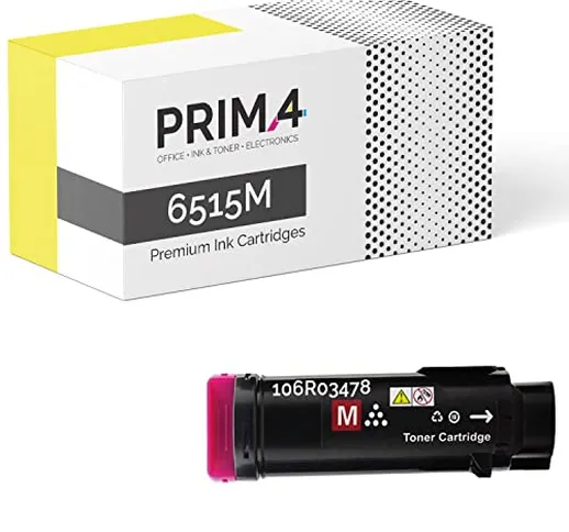 PRIMA4 - 106R03478 Magenta Toner Compatibile con Stampante Xerox Phaser 6510, 6510DN, 6510...