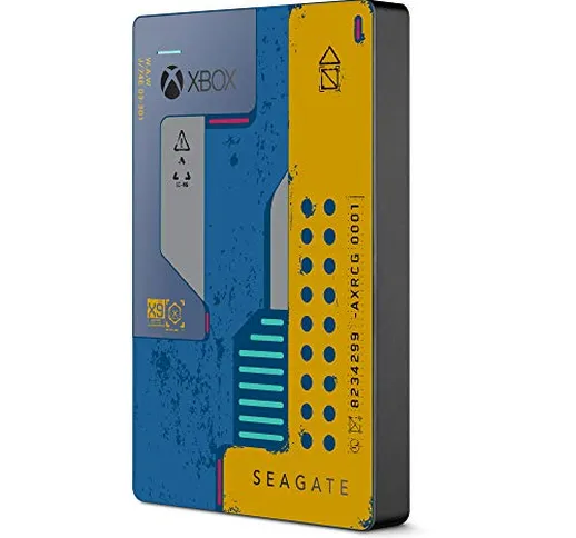 Seagate Game Drive per Xbox, Unità Disco Esterna Portatile da 5 TB HDD, USB 3.0, CyberPunk...