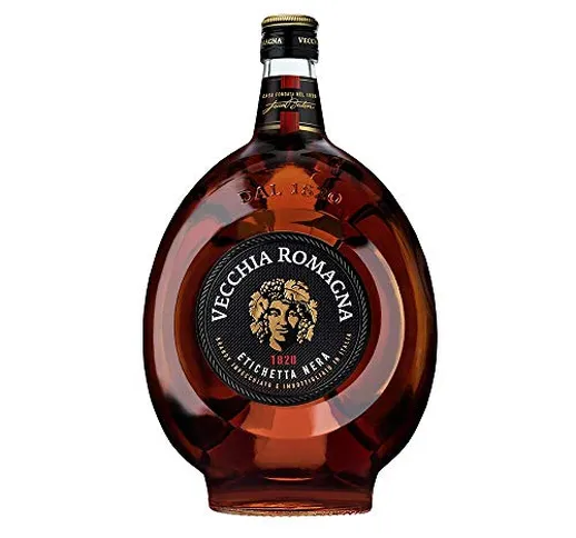 Vecchia Romagna Etichetta Nera 150cl - Brandy con doppio invecchiamento, gusto elegante e...