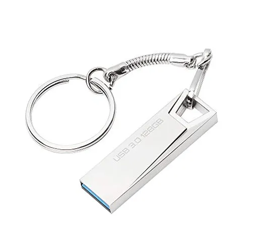 Chiavetta USB 128 GB, USB 3.0 Pen Drive 128 GB Mini Penna USB Portatile USB 3.0 Flash Driv...