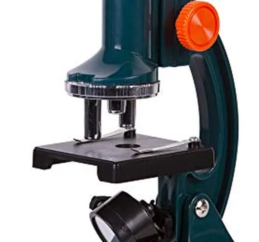 Levenhuk Microscopio per Ragazzi LabZZ M2 con Vetrini Preparati, Vetrini Vuoti, Coprivetri...