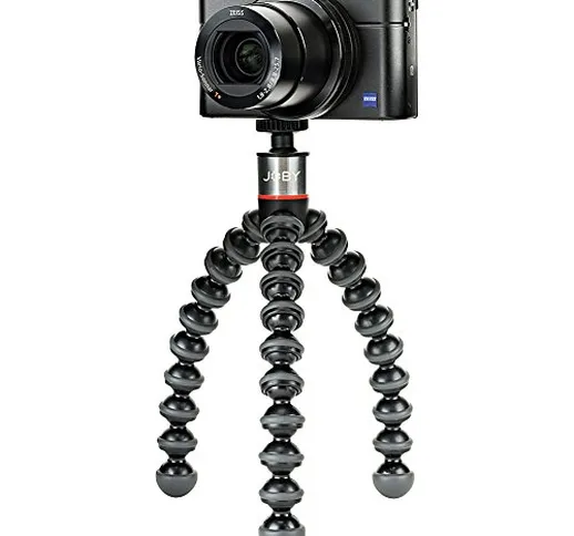 JOBY GorillaPod 500, Mini Treppiede Flessibile con Testa a Sfera Integrata per Fotocamere...