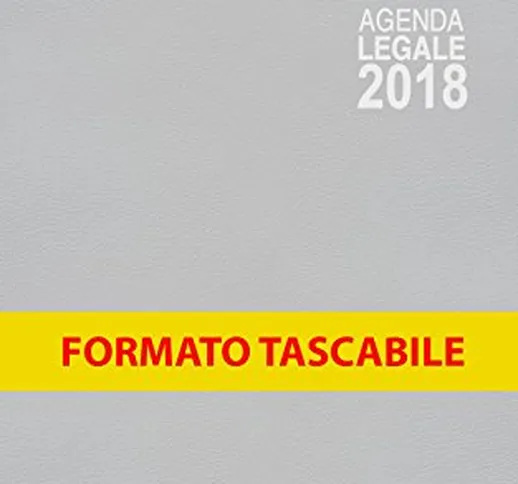 Agenda legale 2018 grigio. Ediz. minore