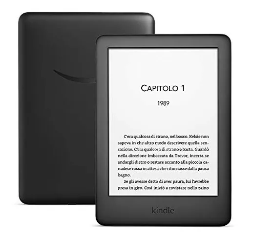 Kindle, Ricondizionato Certificato, Nero - con luce frontale integrata