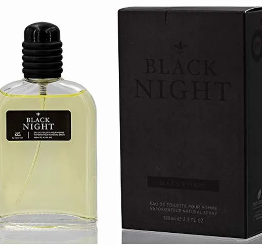 Black Night Eau De Toilette Intense 100 ml. Compatibile con Eau De Parfum Black Afgano Nas...