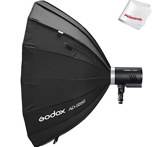 Godox AD300Pro - Luce flash esterna 300 W TTL 2.4G 1/8000 HSS con batteria per fotocamere...