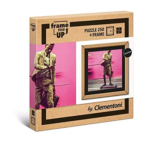 Clementoni- Puzzle Frame Me Up-Living faster-250 Pezzi, Multicolore, 38501