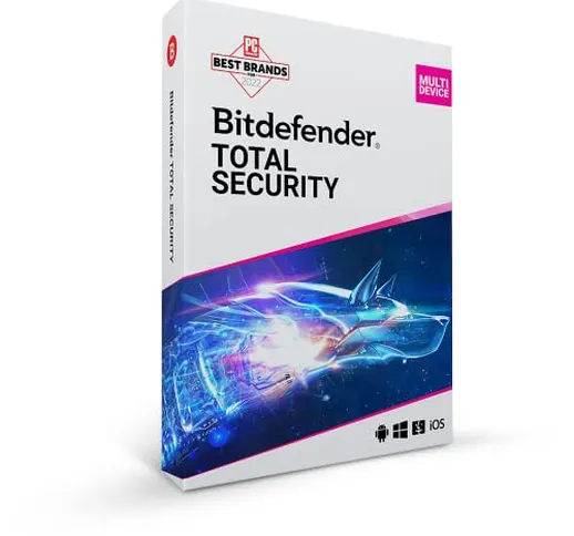 Bitdefender Total Security | 5 dispositivi | 1 anno | PC/Mac | EN