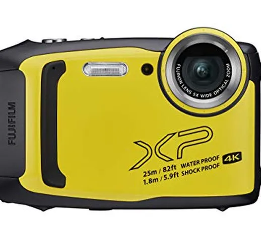 Fujifilm FinePix XP140 Fotocamera Digitale Impermeabile 25 m, CMOS 16MP, Zoom Ottico 5x, S...
