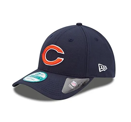 New Era The League 9Forty Chicago Bears Offical Team Colour Berretto, Blu (Navy), Unica (T...