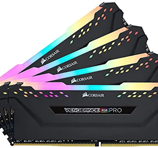 Corsair VENGEANCE RGB PRO 128 GB (4 x 32 GB) DDR4 3600 (PC4-28800) C18 - Memoria desktop -...