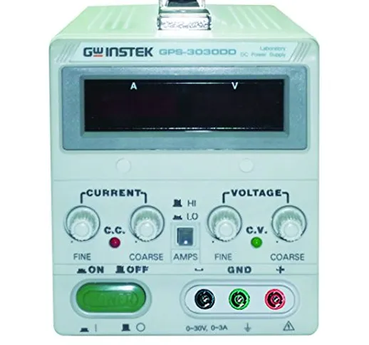 GW Instek GPS-3030DD - Alimentatore lineare di corrente continua con doppio display digita...