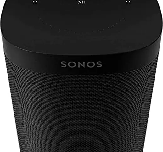 Sonos One Generazione 2 Smart Speaker Altoparlante Wi-Fi Intelligente, con Alexa integrata...