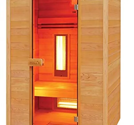 Sauna infrarossi in Cedro Rosso 2 posti modello Multiwave 2 Sined