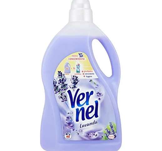Vernel - Ammorbidente per Bucato, Lavanda - 3000 ml