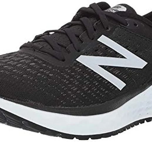 New Balance Fresh Foam 1080v9, Scarpe Running Uomo, Nero (Black/White), 42.5 EU