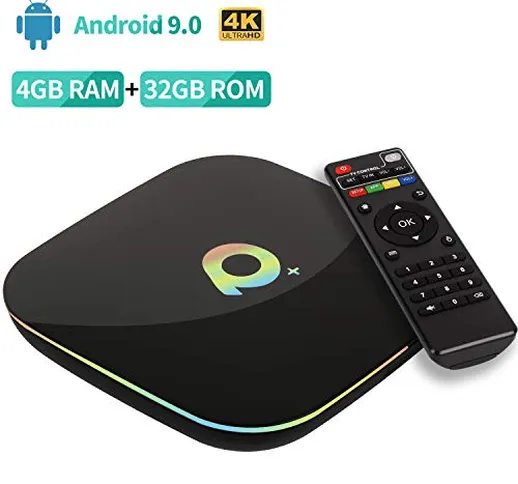 Android 9.0 TV Box【4G+32G】 Android TV Box H6 Quadcore Cortex-A53 Smart TV Box 3D / 6K Fu...