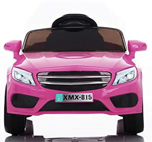 Babycar Auto per Bambini Macchina Elettrica per Bambini Babyfun ( Rosa ) Batteria 12 Volt...