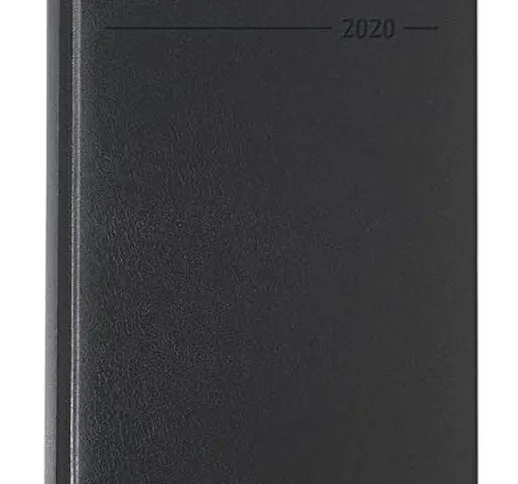 Agenda Giornaliera 2020 Balacron Nera 15x21 cm