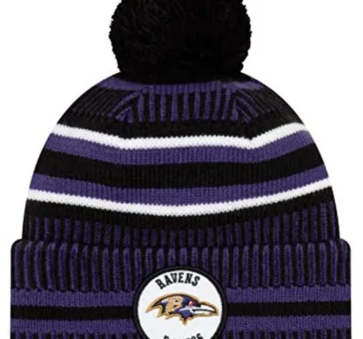 New Era - Berretto Baltimore Ravens, Nero, Taglia Unica