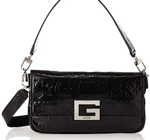 Guess DONNA BORSA A TRACOLLA HWTY7580190 BLACK 26X4X15 CM