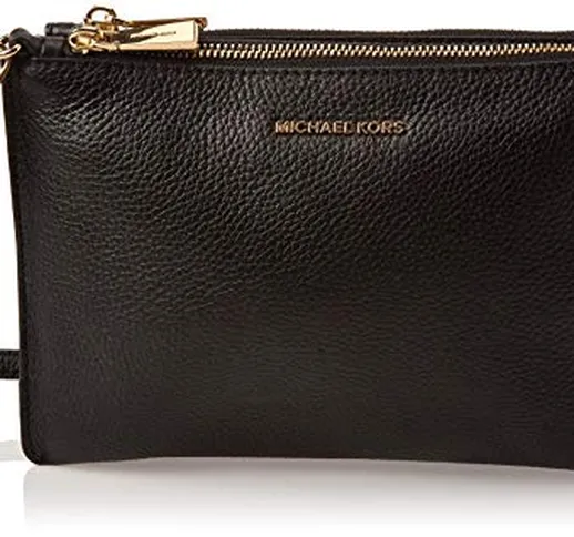 Michael Kors Crossbody, Borsa a Tracolla Donna, Nero (Black), 5x15x20 cm (W x H x L)