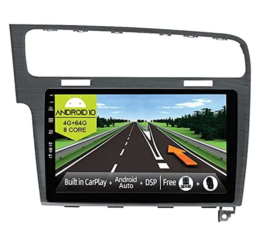 JOYX Android 10 Autoradio Compatibile VW Golf 7 (2013-2018) - [4G+64G] - [Built-in DSP/Car...