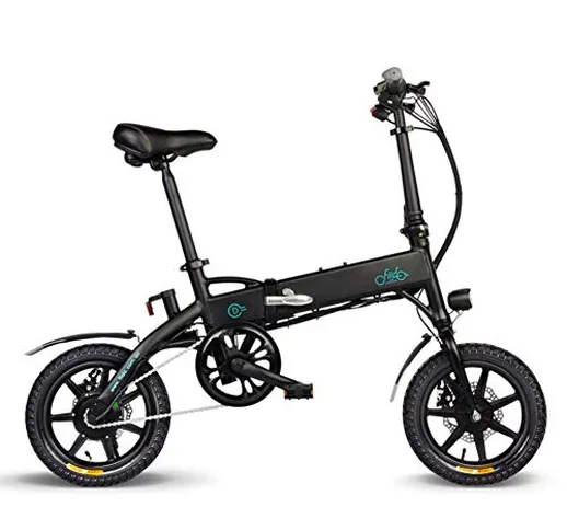 Brownrolly Bicicletta elettrica da 250W Sport ad Alta Potenza, Materiale Alto, Pieghevole,...