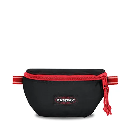 Eastpak SPRINGER Borsa Messenger, 23 cm, 2 liters, Nero (Blakout Dark)