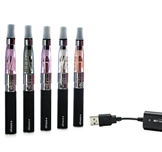 eGo-T sigaretta elettronica CE5, evaporatore da 1,6 ml, batteria 650 mAh, 0 mg di nicotina...