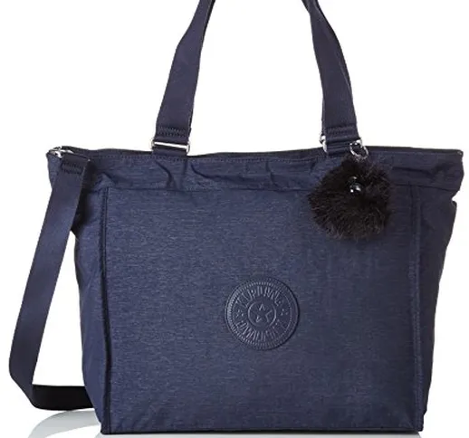 Kipling New Shopper L - Borse Tote Donna, Blu (Spark Night), 17.5x48.5x34 cm (B x H T)