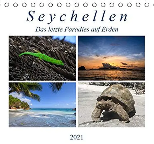 Seychellen - Das letzte Paradies auf Erden (Tischkalender 2021 DIN A5 quer): Inseln wie au...