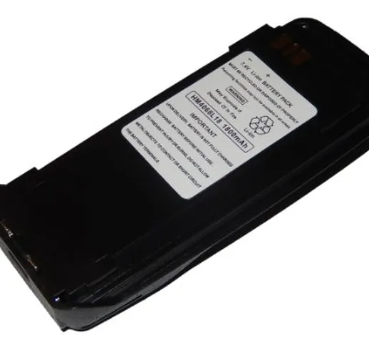 vhbw Li-Ion batteria 1800mAh (7.4V) per la radio, walkie-talkie Motorola MOTOTRBO DP3401,...